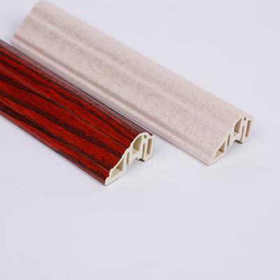 China Other Durable 10cm Wide Flame Retardant SPC Skirting Board For Floor Protection Manufacturers for sale