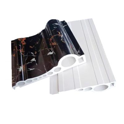 China Contemporary PVC Marble Line, Door And Window Decoration Internal Skirting Line And Sideline for sale