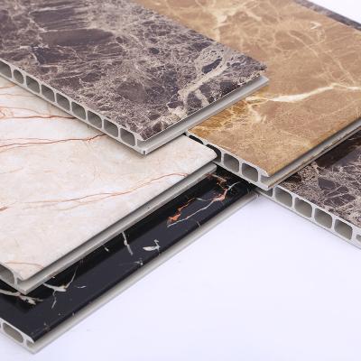 China Contemporary High Density PVC Decorative Line Color PVC Floor Marble Skirting Board For Building Elevator for sale