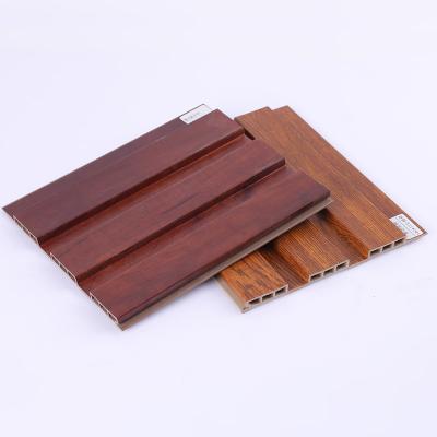 China Wholesale 195 * 12 Great Wall Film Eco Friendly Wooden Bar Double Bar Modern / Classic / 3d Board Manufacturer for sale