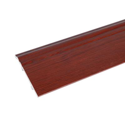 China Other Decorative PVC Profile Wall WPC Skirting Board Laminated Skirting Board Lid Plastic Skirting Board Lid for sale