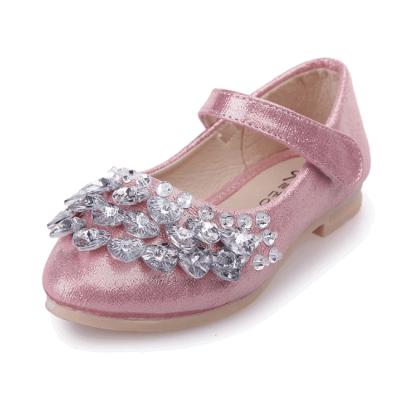 China Anti-odor girls dancing beautiful girls flats children sandals shoes little girls dress ballet shoes for sale