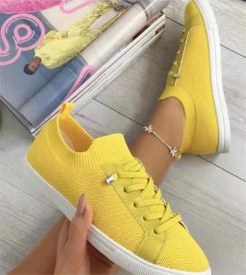 China Hot Selling Breathable Flat Mesh Shoes Ladies Casual Shoes Flat Shoes for sale