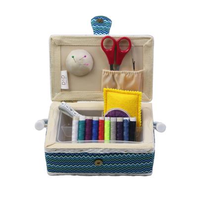 중국 High Quality Portable Sewing Fabric Storage Basket Tools Household Sewing Basket 판매용