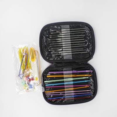 China Factory direct sale high quality hot crochet hook storage bag hook set with cotton box en venta