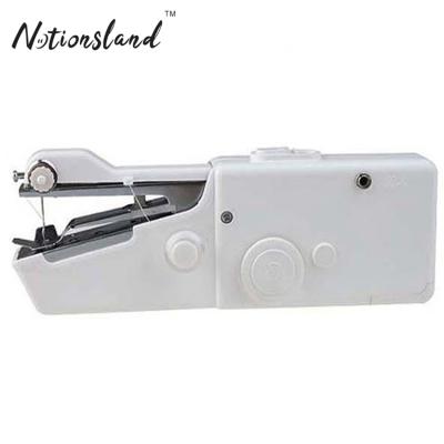 China Mini Battery Power Portable Handheld Home Manual Practical Hand Sewing Machine Hand Knitting for sale