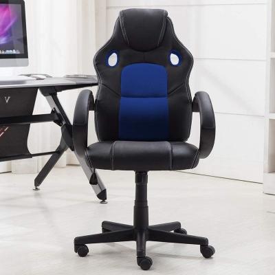 China Ergonomic Design SY0-001 Blue Office Chair Silla Swivel (Height) Adjustable Manage Chair For Boss for sale