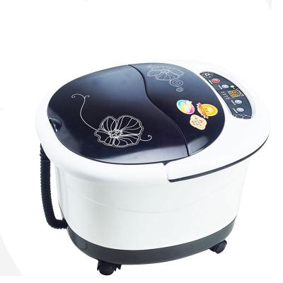 China Portable Electric Digital Foot Spa Pedicure Foot Spa Folding Foot Bath Spa Comfortable Tired Foot Massager Massage Lower Leg for sale