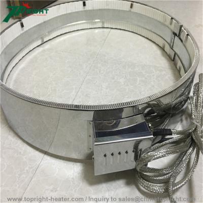 China Factory Customized 220V BRIGHT Injection Molding Insulation Stainless Steel Ceramic Band Heater for sale