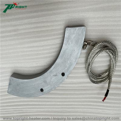 China Hotels Topright Cast Aluminum Strip Plate Heaters For Plastic Injection Machinery Extrusion 220V 380V for sale