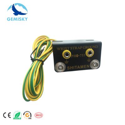 China Plug With Custom High Quality L Plug Type ESD Ground Plug For ESD Wrist Strap for sale