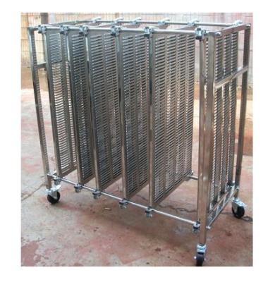 China Line Shop PCB SMT Coil Storage Cart ESD PCB Storage Cart Anti-Static SMT Cart for sale