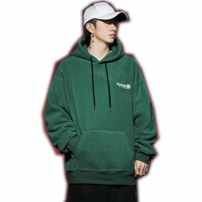 China Custom 2020 Mens Fleece Hoodies Anti Shrink Embroidered Thick Fleece Hoodie for sale