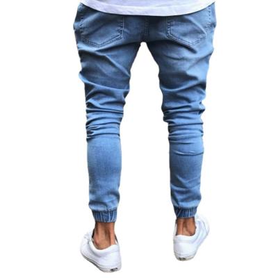 China Men's Breathable Denim Jeans Slim Denim Pant Ripped Skinny Jeans Blue Jeans for sale