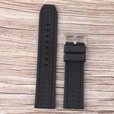 China Designer Soft Silicone Smart Watch Strap Rubber Strap for sale