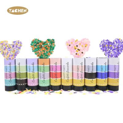 China Small Paper Push Paper Wedding Tube Flower Spray Supply YACHEN Wedding Flower Celebration Props Hold Party Opening Small Breaks for sale