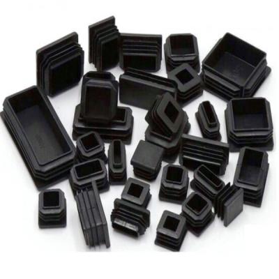 China Size reduction Rectangular tube plastic end cap pipe fitting cap plugs steel tube end used plastic caps and plugs for sale