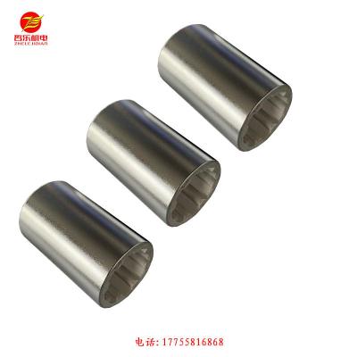 China 1/6 Rubber conveyor belt roller, rubber idler roller pu rubber coated conveyor pulley for sale