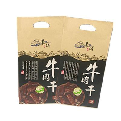 China 2023 Moisture Proof Side Gusset Kraft Paper Zipper Bags With Window Organizer Organic Paper Bag for sale