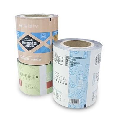 China 2023 custom price cheap printing snack packaging lamination roll film food grade moisture proof hot sealing bags for sale