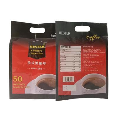 China 2023 factory good price custom top moisture proof printing gusseted black clear plastic food coffee packaging bags for sale