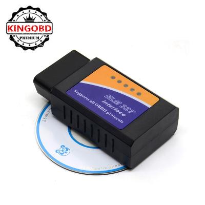 China For most of cars ELM327 OBD2 OBDII auto car OBD2 code scanner elm327 adapter interface supports all obdii protocols ELM 327 obd2 v2.1 for sale