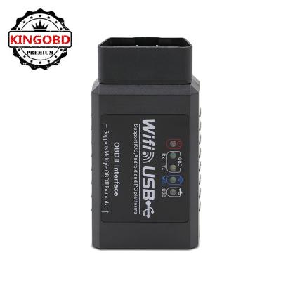 China Support all cars 2019 version V2.1 OBD2 WIF I+ usb wifi support elm 327 usb elm327 usb wifi support Android Iphone/Ipad ELM327 WIFI latest obd2 elm327 for sale