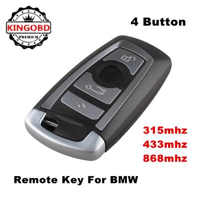 China Smart Card Car Remote Keyless Auto Key for BMW cas4 F series 4 series 315mhz 433MHz 868mhz master button for BMW F CAS4 key for sale