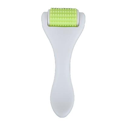 China Fashional Silicone body head hand care massage roller, removable facial lifting massage beauty roller ABS plastic handle for sale