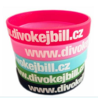 China Personalized Silicone rubber bracelets for sale