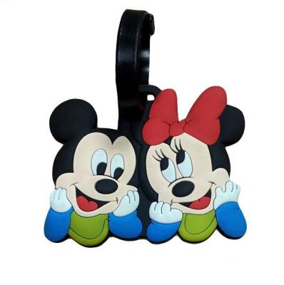 China High Quality Custom Animal Shape Soft PVC Luggage Tag /Hotel Luggage Tag / Travel Case Tag for sale