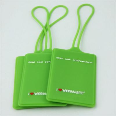 China Eco-Friendly Company Exhibition Silicone Name Card Holder And Card Pouch With Custom Print Brand Name for sale