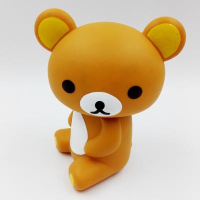 China Custom Lovely Bear Rubber PVC Toys ,PVC Vinyl Action Figures , Eco-friendly For Home Decoration, Accept OEM for sale