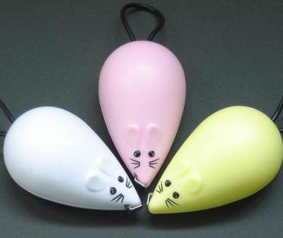 China Mini Style Cute  Mouse Shape Tape Measure Keychains With 1 Meter Tape , Brand Your Own Logo , for sale