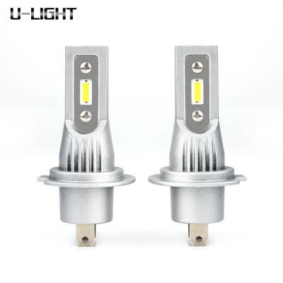 China New Style Fanless Led Headlight 4000LM Plug and Play V10P H7 Led Auto Led Headlight Bulb for sale