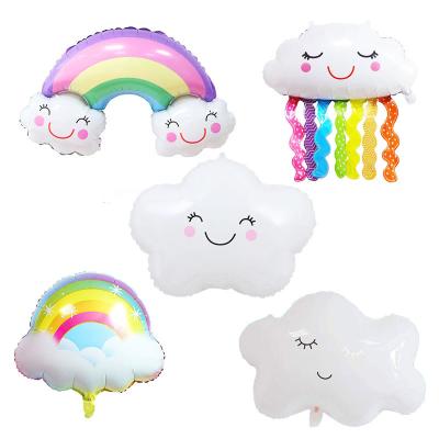 China Party Decoration Cloud Rainbow Foil Balloon New For Kids Birthday Baby Shower Wedding Decoration Balloon Supplies Wholesale for sale