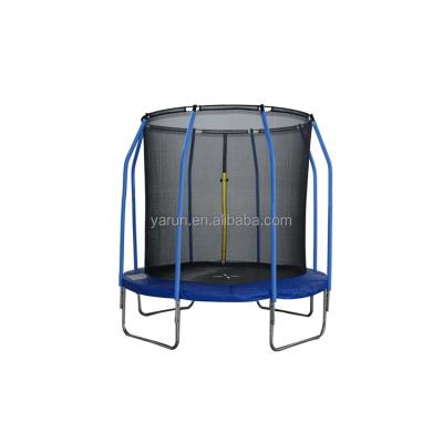 China Public Places 8FT Trampoline With Safety Net Outdoor Or Indoor With Fences Outdoor Round Trampoline for sale