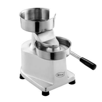 China Hualing 150mm Meat Patty Press/Commercial Burger Patty Maker Heavy Duty Meat Beef Patty Sliver Forming Processor, Stainless Steel Bowl for sale