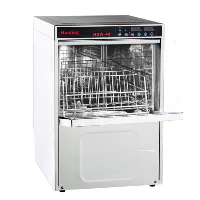 China Commercial Electric Glass Drawer Dishwasher Hualing Seal Dishwasher HDW-40 for sale