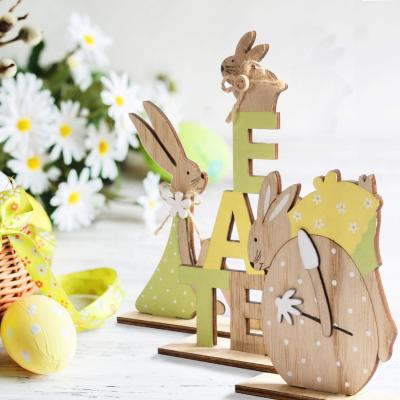 China Cute Bunny Home Decor Easter Decoration Cute Easter Decorations Bunny Craft Easter Festival Decoration for sale