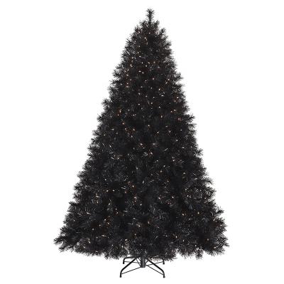 China Christamas Decoration Christmas Ornaments Customized Outdoor Black Color Artificial Decorative Tree Christmas Tree for sale