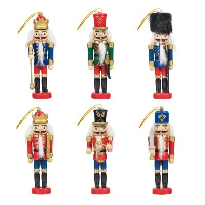 China 2019 Christmas Ballerina Ornaments Home Decor Christamas 3d Wooden Nutcracker Soldier 10 Inch For Christmas Decoration for sale