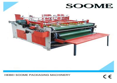 China Pressing Sticky Box Folder Gluer Machine / The Adhesive Box Semi Auto Folder Gluer for sale