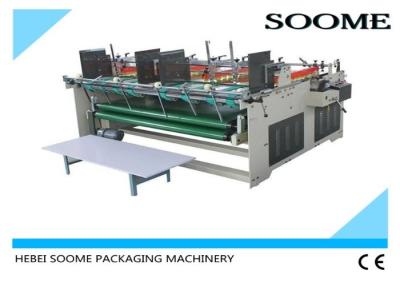 China Semi Automatic Carton Box Making Machine Sticking Function Pressure Type 1800mm Size for sale