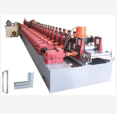 China Building Material Shops Galvanized Steel Door Frame Forming Machine For Door Making for sale