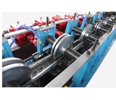 China Building Material Shops High Speed ​​Automatic Storage Rack System Racking 8-20m/min Straight Roll Forming Machine for sale