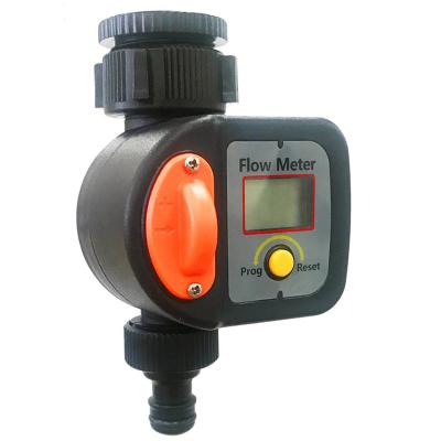 China Irrigation Time Digital Water Flow Meter LCD Dial Control Plastic Gardening Water Valve for sale