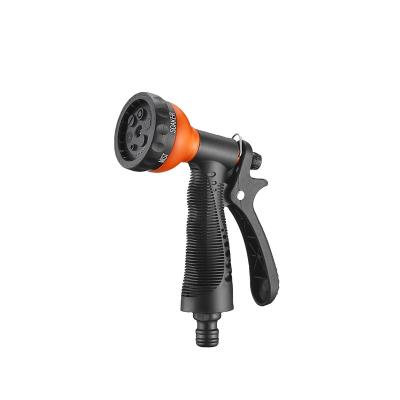 China 6-Pattern Eco-friendly Plastic Trigger Nozzle Watering Gun Garden Hose Nozzle for sale