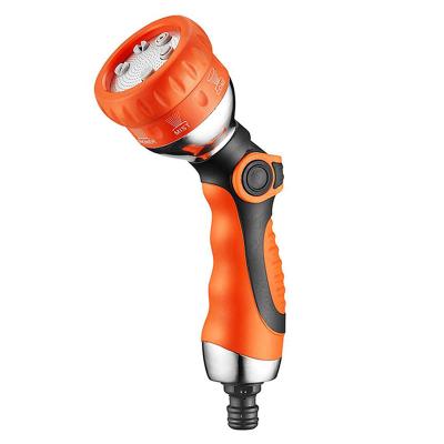 China Garden Spray 6-Pattern Jet Hose Flow-Control Hand Hose Nozzle Sprinkler Gun Garden for sale