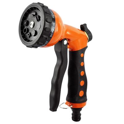 China High Quality 8-Pattern Garden Irrigation High Pressure Air Water Hose Nozzle Sprinkler Gun Garden for sale